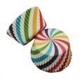 thumbnail image 4 of Leodye 100PCS Rainbow Cupcake Liners - Standard Size, Greaseproof Paper Muffin Liners for Birthday Party, Wedding Cake, Colorful Cupcake Wrappers, 4 of 7