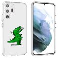 thumbnail image 1 of TalkingCase Slim Phone Case Compatible for Samsung Galaxy S23 Ultra 2023, Dinosaur Cute 2 Print, Lightweight, Flexible, USA, 1 of 7
