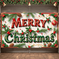 thumbnail image 5 of Festive Design Merry Christmas Holiday Banner Decorative Christmas Elements for Holiday Celebration Indoor Outdoor Event, 5 of 9