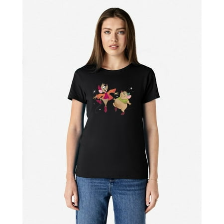 Cinderella Jaq And Gus Child Tote Bag Tee  for men & women  up to size 5XL.