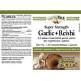 thumbnail image 5 of Natural Factors GarlicRich, Super Strength Garlic + Reishi, 120 Delayed Release Vegetarian Capsules, 5 of 6