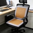 thumbnail image 7 of FEOLGEHLY 16.5x16.5in Mugwort Floss Rattan Outdoor Chair Cushions, Ice Silk Breathable Outside Cooling Mat Chair Pads, Non-Slip Washable Car Seat Cushion for Summer Home Office Indoor Use, 7 of 7