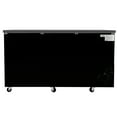 thumbnail image 4 of Heavy Duty Commercial Black Back Bar Cooler with 2 solid doors (27" depth 69" length), 4 of 7