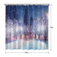 thumbnail image 5 of Shower Curtain for Bathroom Christmas Snowflake Shower Curtains Durable Modern Bathroom Curtains Hooks Included,72x72Inch, 5 of 5