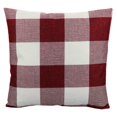 thumbnail image 2 of Juego de 2 fundas de almohada decorativas VAKADO, 45 x 45 cm, color rojo y blanco, 2 of 2