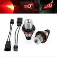 thumbnail image 2 of 8000K Red LED Angel Eye Marker Halo Light Bulbs Lamps for - E39 E53 E60 E63 E64 E66 E87 5 6 7 X3 X5, 2 of 5