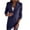 Navy, variant on Fesfesfes Coat for Womens Coat Jacket Solid Long Sleeve Outerwear Tops