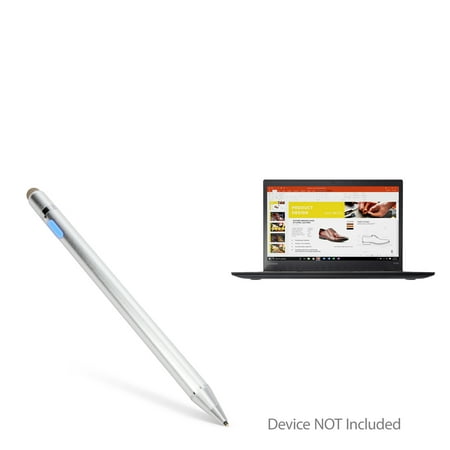 Lenovo ThinkPad T470 Stylus Pen, BoxWave [AccuPoint Active Stylus] Electronic Stylus with Ultra Fine Tip for Lenovo ThinkPad T470 - Metallic Silver