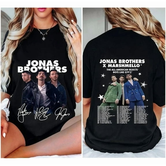 Jonas Brothers Tour 2025 T Shirt