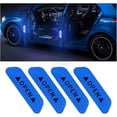 thumbnail image 1 of shiyou-4PCS Car Door Open Warning Reflective Stickers, Night Visibility, Universal Auto Safety Prompt Decals Mark Tape, Car Accessories, Anti-Collision Protective Strip for Truck, SUV, Van (Blue), 1 of 4
