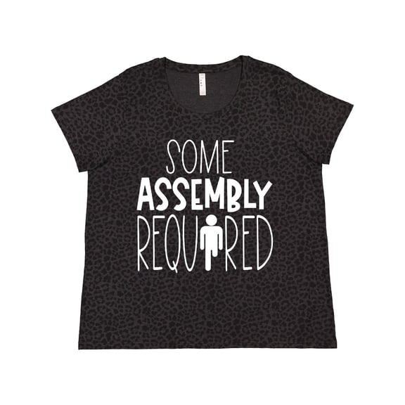 Inktastic Some Assembly Required Left Leg Amputee Women's Plus Size T-Shirt