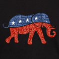thumbnail image 3 of CafePress - Glitter Republican Elephant T Shirt - Men's Classic Graphic Cotton T-Shirt, 3 of 4