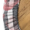 thumbnail image 5 of Ambesonne Valentine's Day Fitted Round Tablecloth, Grunge Line Hearts, 45"- 56" Diameter, Dark Coral Coral Dimgray, 5 of 5
