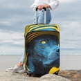 thumbnail image 7 of Vsdgher Stylish Yellow Dog Luggage Cover Suitcase Cover Protector Anti-scratch Suitcase cover Fits 18-32 Inch Luggage(No luggage included)-X-Large, 7 of 7