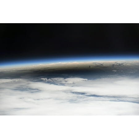 The 2017 solar eclipse as viewed from the International Space Station Poster Print by Stocktrek