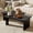 Black, variant on Modular, Sturdy MDF - Rectangle Coffee Table for Living Room, Easy Assembly and 25 lbs Load Capacity