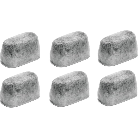 NISPIRA Replacement Charcoal Water Filters For Frigidaire Coffee Maker 6-Pack