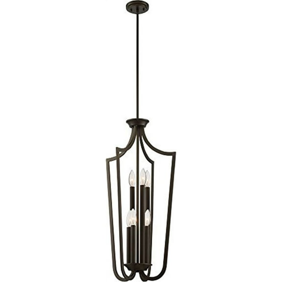 Nuvo 60-5977 - Laguna 6 Light Caged Pendant - Aged Bronze