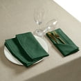 thumbnail image 4 of House of Orlo Hemstitched Cotton Napkins, 12 Pack, 18"x18", Olive Green, 4 of 6