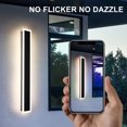 thumbnail image 6 of Melucee 2 Pack Modern Outdoor Wall Light 40inch,Black Exterior Wall Sconces Integrated LED bulbs included IP65 Waterproof Linear Outdoor Wall Mount Lighting, 6 of 7