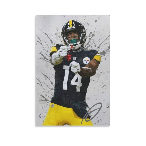 George Pickens Canvas Poster Artworks Canvas Poster Room Aesthetic Wall Art Prints Home Modern Decor Gifts 16x24inch(40x60cm)