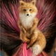 thumbnail image 2 of Alfileres de pelo de animal de fieltro, horquilla de erizo, horquilla de ardilla de fieltro, horquilla de zorro, decoración artesanal de fieltro de lana animal Afortunado Sencillez, 2 of 4