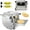 Black Roller, variant on Gaonala Electric Tortilla Maker with 2 Free Mold (4in+6in) Heavy Duty Commercial Automatic None-Stick Corn(Black Roller)