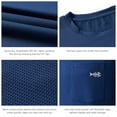 thumbnail image 3 of Bassdash Men’s UPF 50+ Performance Long Sleeve T-Shirt UV Sun Protection Fishing Hiking Sports Shirts, 3 of 5