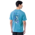 thumbnail image 7 of Fish N Vibe Men's Short Sleeve Fishing Performance Outdoor Graphic T-Shirt, Sea Blue, 2XL, 7 of 7