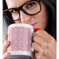 thumbnail image 2 of 3drose, Geometric Pattern Background - Abstract Colorful Vector Design, 11oz Two-tone Red Mug, 2 of 6