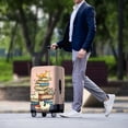 thumbnail image 3 of HELLHERO Cats Books Suitcase Cover Anti Scuff Elastic Polyester Luggage Cover for Travel Vacation, 3 of 7
