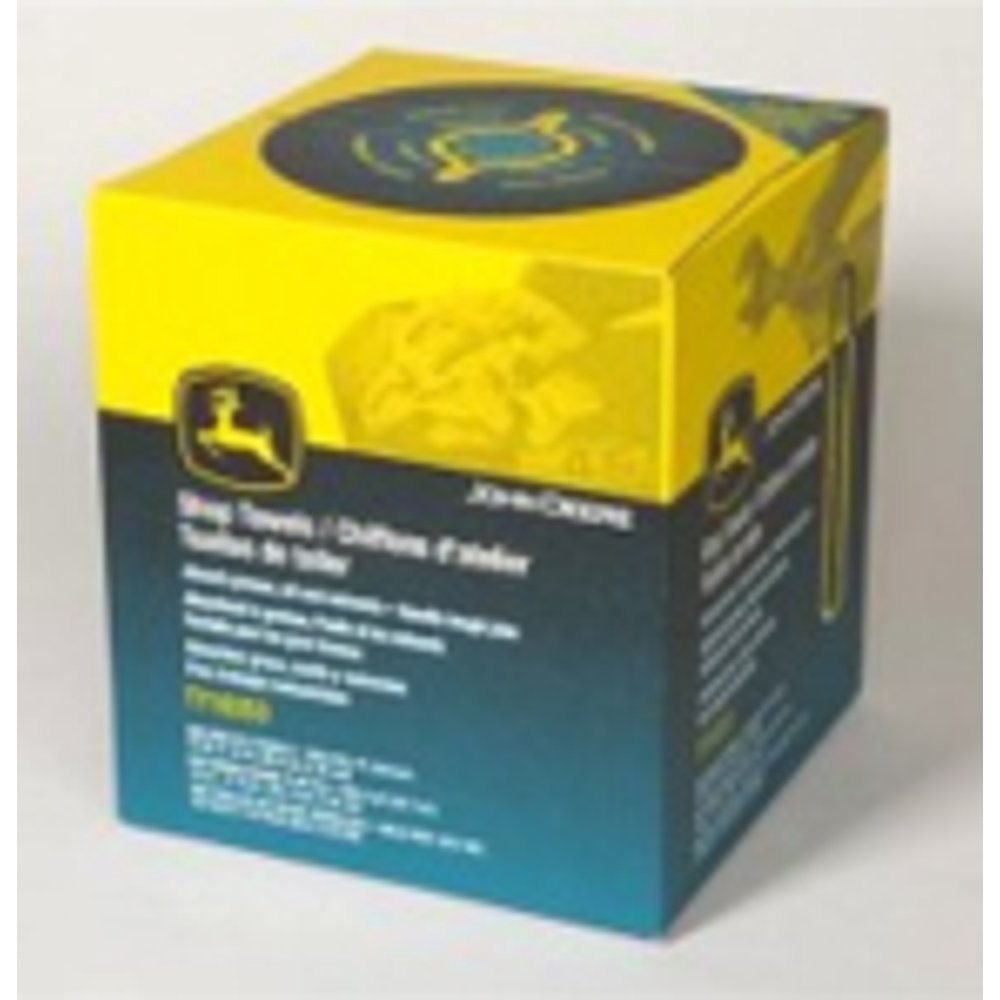John Deere Shop Towels In Box 200 Count TY16353