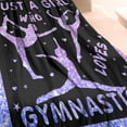 thumbnail image 3 of Gymnastics Gifts for Girls, Gymnastics Blanket for Girls, Just A Girl Who Loves Gymnastics Blankets Gymnastics Coach Gifts Blanket 50x60 Inch, 3 of 5