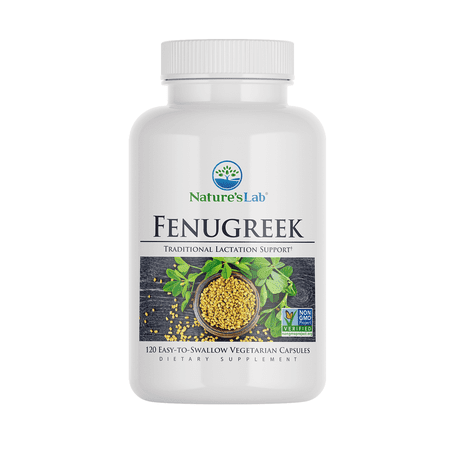 Nature's Lab Fenugreek - Traditional Lactation Support* - 120 Capsules