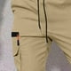 thumbnail image 5 of Pantalones de trabajo para hombre, de color liso, informales, con cintura elástica y bolsillo con cordón., 5 of 8