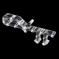 thumbnail image 4 of HUGFEGWE Hidden Valance Clips 12 Pcs 2.1” Clear Plastic Window Blind Clips Holder Hidden Valance Retainer Valance Clips for Horizontal Blind Valance CA919-80721, 4 of 5