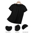thumbnail image 2 of Camiseta infantil de algodón negro de Pascua "Eggasaurus" - Divertido y creativo diseño de dinosaurio, ideal para primavera/verano, lavable a máquina, regalo ideal para niños y niñas, juguetes de di, 2 of 7