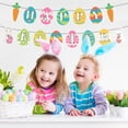 thumbnail image 4 of BotaniNest Easter Themed Party Banner With Easter Eggs Rabbits Carrots And Banners, 4 of 6