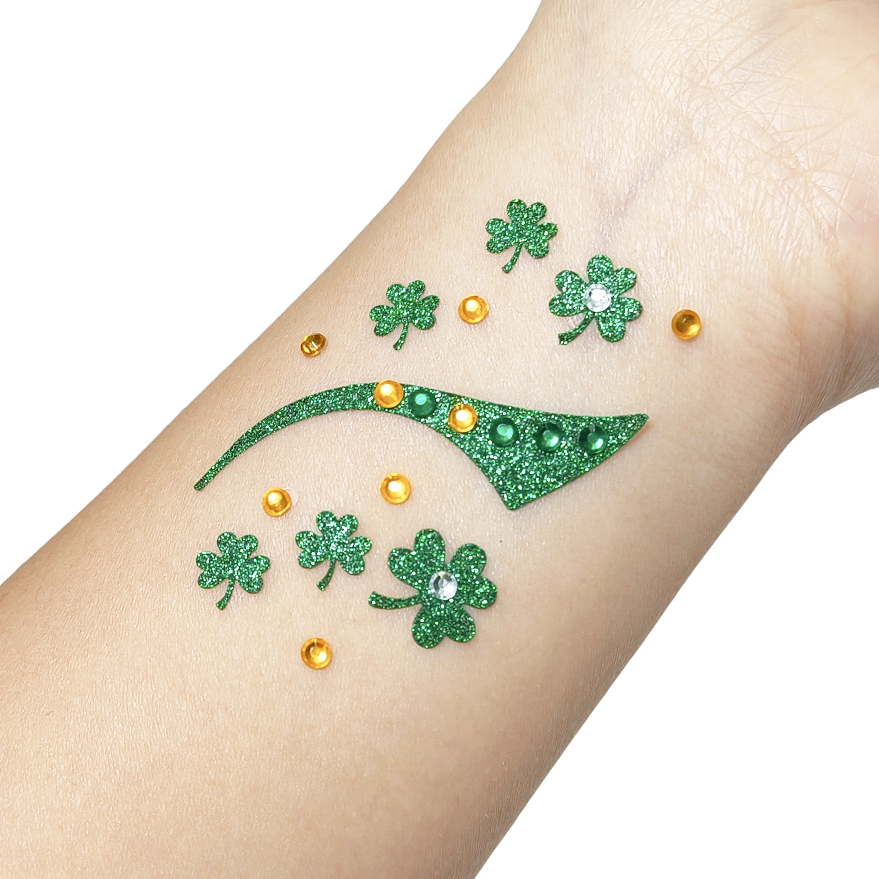 Temporary Face Tattoos, 40 Pieces, St. Patrick's Day by Way To Celebrate