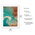 thumbnail image 2 of Hawaiian Wave - From an Original Color Illustration by Paccottiglia - Bamboo Fine Art 290gsm Paper Print (Unframed) 18x24in, 2 of 4