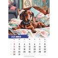 thumbnail image 4 of Prix Rabais! Calendrier Teckel, Noir, 11.7*7.8*0.39 Po, Calendrier Papier 2024 X1 Relocy, 4 of 8