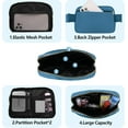 thumbnail image 3 of Kwuty Fanny Pack Crossbody Bag for Women and Men, Belt Bag for Hiking Bum Bag with Adjustable Strap, Waist pack for Running Workout Sports Travel Off White, 3 of 7
