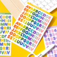 thumbnail image 2 of Sheets Kids Alphabet Stickers A to Z Self Adhesive Letter Stickers Creative Stationary Scrapbooking Stationary School Supply heqiyong LED, 2 of 2