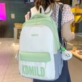thumbnail image 2 of Mochila de nailon de alta capacidad para mujer, Bolsa Escolar para ordenador portátil, bonita bolsa de viaje para estudiantes Fivean unisex, 2 of 2