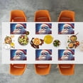 thumbnail image 5 of Christmas Decoration Placemats Santa Claus Christmas Character Comic Style Entryway Door Mat Pack Of 6 17.7x13 Inch Cartoon Door Mat Outdoor Entrance for Office, 5 of 6