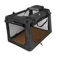 thumbnail image 4 of Jaula portátil para perros, ventilación, portador de perros plegable para interiores y exteriores, jaula plegable para perrera para cachorros, perros Negro S, 4 of 10