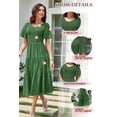 thumbnail image 5 of Women Summer Casual V Neck Dress, 5 of 5
