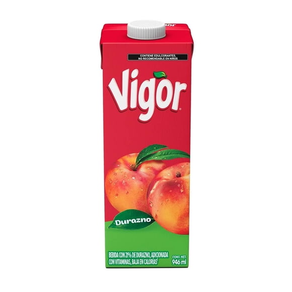 Bebida Vigor durazno 946 ml
