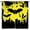 Black Yellow, variant on Hero Comic Window Curtains 84" x 84" 2 Panel Art Buildings Cityscape City Kids for Bedroom Nursery Decor