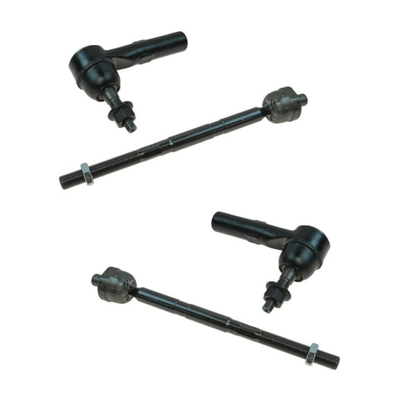 TRQ Front Tie Rod Set Fits Select 2006-2010 Jeep Commander 2005-2010 Grand Cherokee